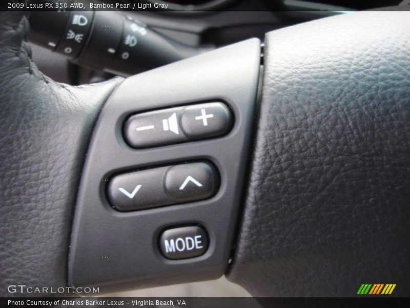 Bamboo Pearl / Light Gray 2009 Lexus RX 350 AWD