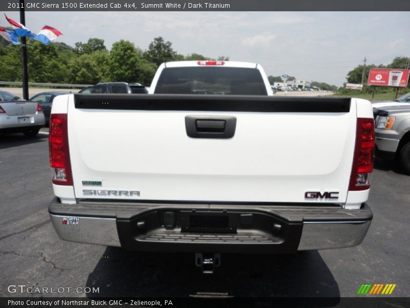 Summit White / Dark Titanium 2011 GMC Sierra 1500 Extended Cab 4x4