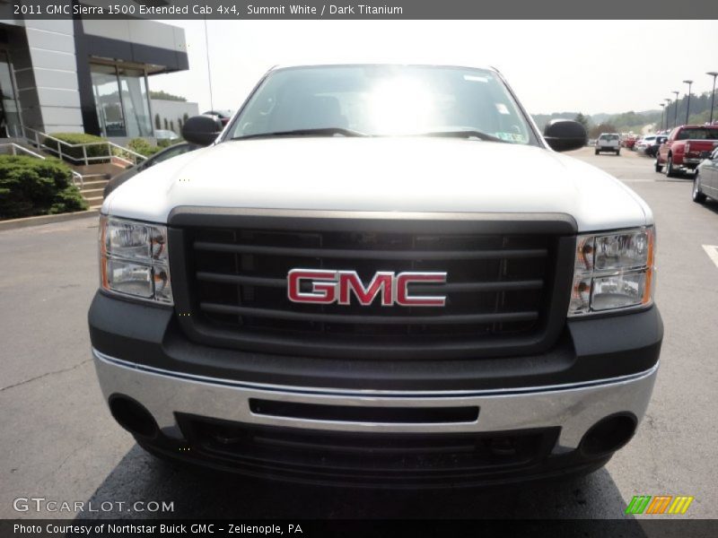Summit White / Dark Titanium 2011 GMC Sierra 1500 Extended Cab 4x4