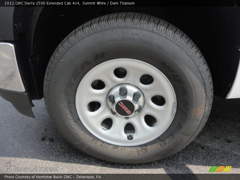 Summit White / Dark Titanium 2011 GMC Sierra 1500 Extended Cab 4x4