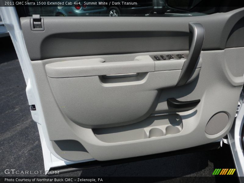 Summit White / Dark Titanium 2011 GMC Sierra 1500 Extended Cab 4x4