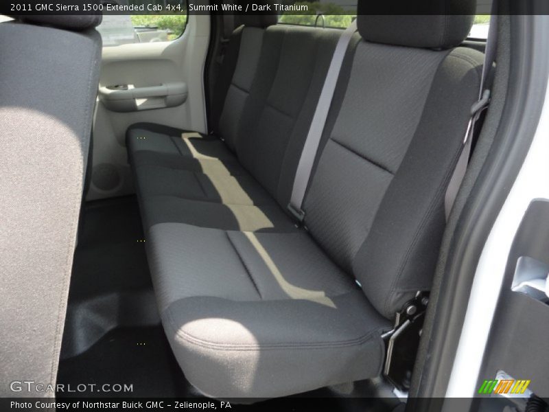 Summit White / Dark Titanium 2011 GMC Sierra 1500 Extended Cab 4x4