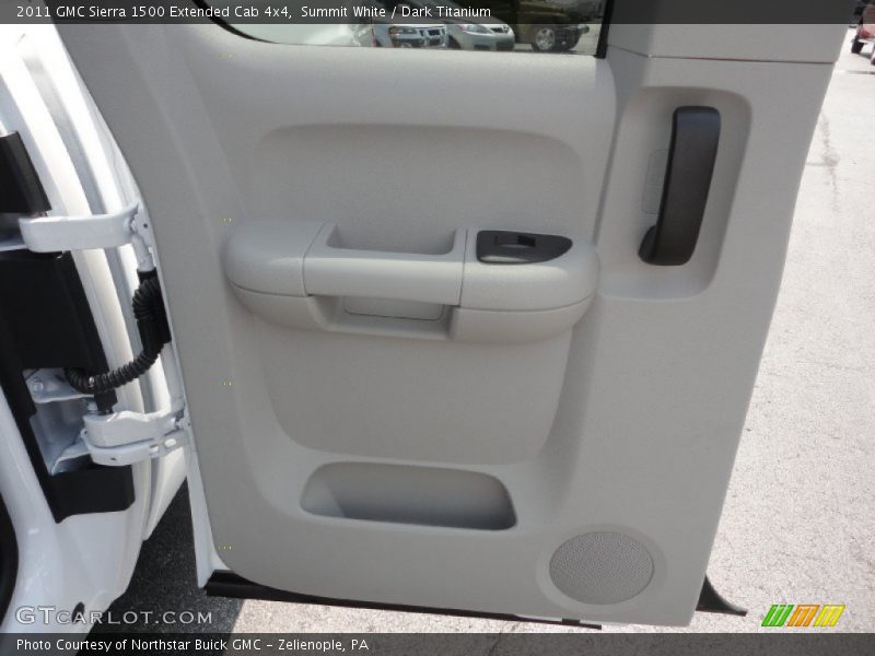 Summit White / Dark Titanium 2011 GMC Sierra 1500 Extended Cab 4x4