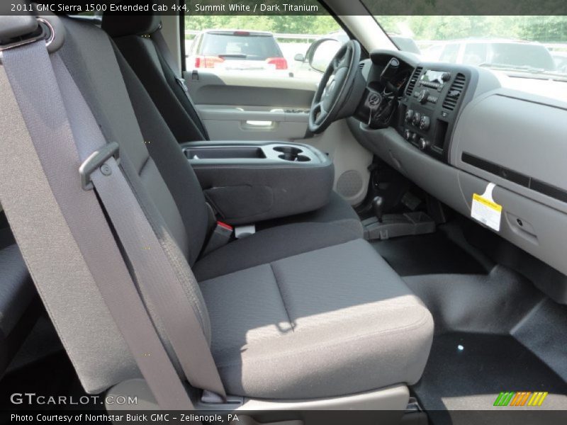Summit White / Dark Titanium 2011 GMC Sierra 1500 Extended Cab 4x4