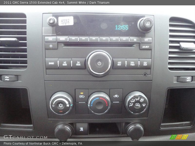 Summit White / Dark Titanium 2011 GMC Sierra 1500 Extended Cab 4x4