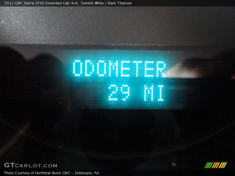 Summit White / Dark Titanium 2011 GMC Sierra 1500 Extended Cab 4x4