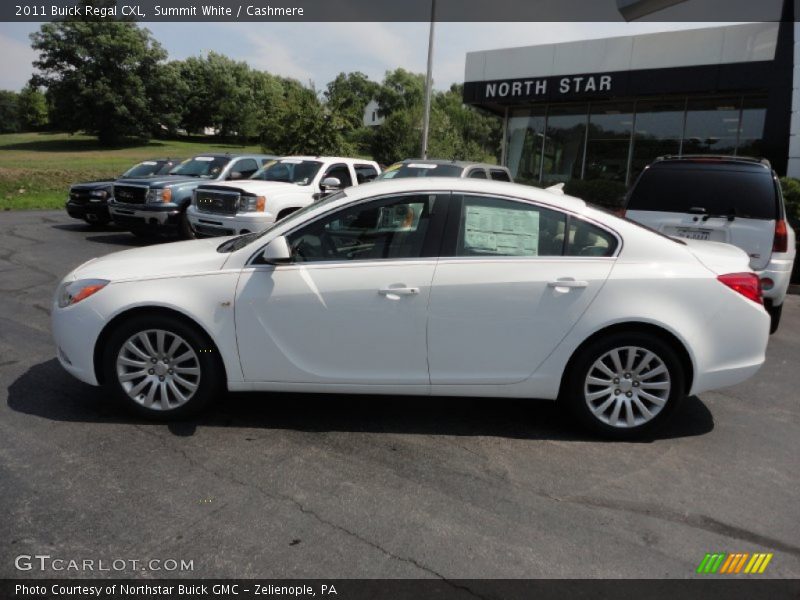 Summit White / Cashmere 2011 Buick Regal CXL