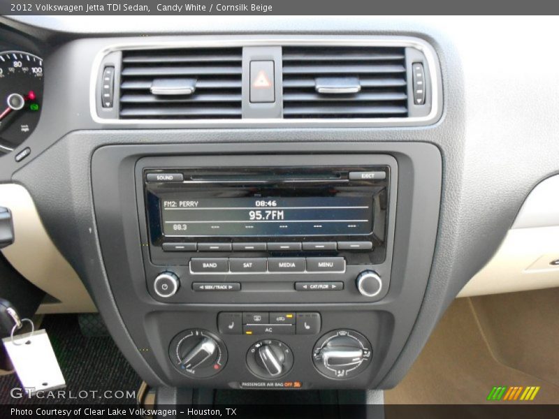 Controls of 2012 Jetta TDI Sedan