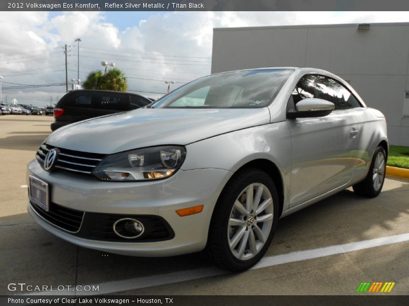 Reflex Silver Metallic / Titan Black 2012 Volkswagen Eos Komfort