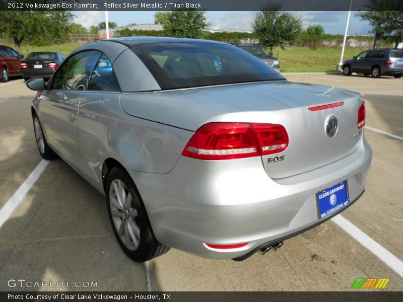 Reflex Silver Metallic / Titan Black 2012 Volkswagen Eos Komfort