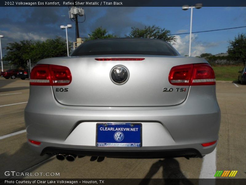 Reflex Silver Metallic / Titan Black 2012 Volkswagen Eos Komfort