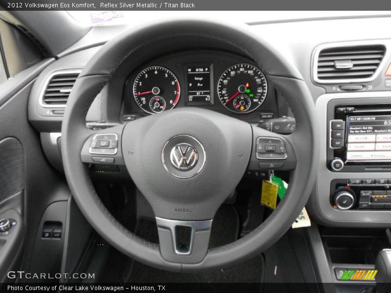 Reflex Silver Metallic / Titan Black 2012 Volkswagen Eos Komfort