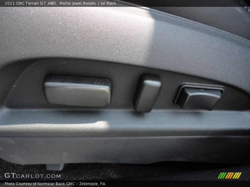 Merlot Jewel Metallic / Jet Black 2011 GMC Terrain SLT AWD