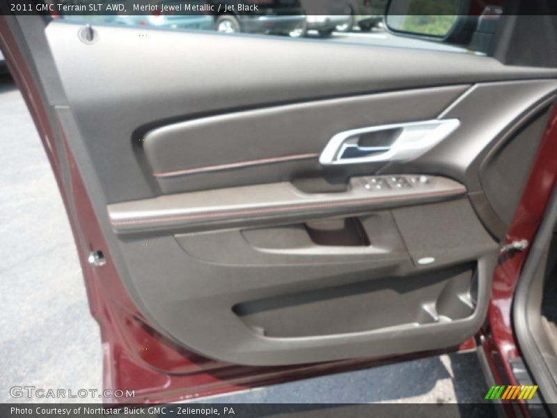 Merlot Jewel Metallic / Jet Black 2011 GMC Terrain SLT AWD
