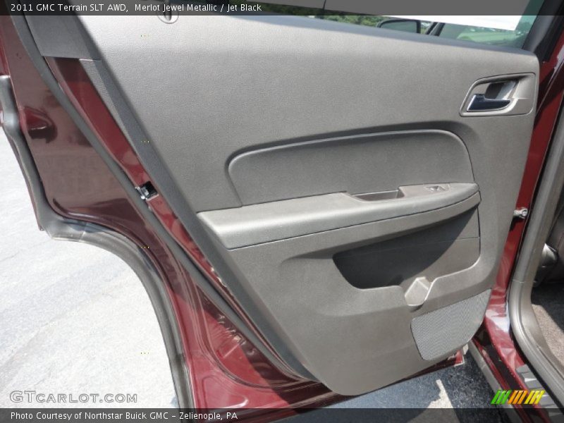 Merlot Jewel Metallic / Jet Black 2011 GMC Terrain SLT AWD