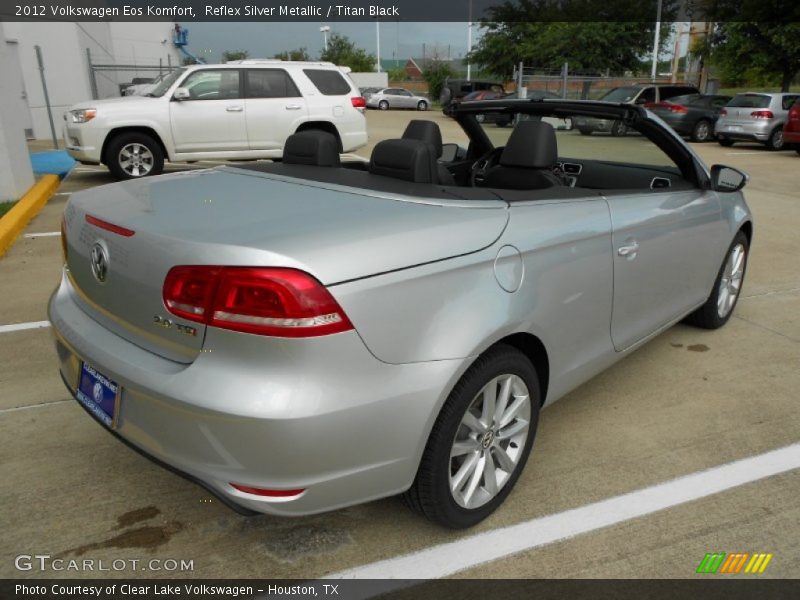 Reflex Silver Metallic / Titan Black 2012 Volkswagen Eos Komfort