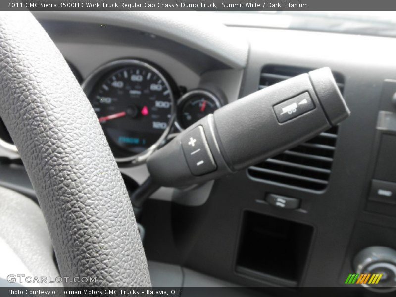 Summit White / Dark Titanium 2011 GMC Sierra 3500HD Work Truck Regular Cab Chassis Dump Truck