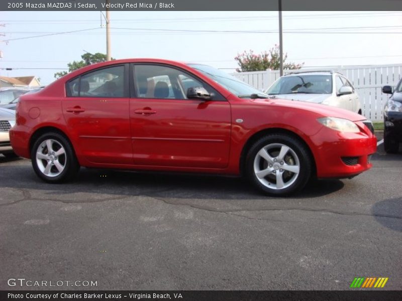 Velocity Red Mica / Black 2005 Mazda MAZDA3 i Sedan