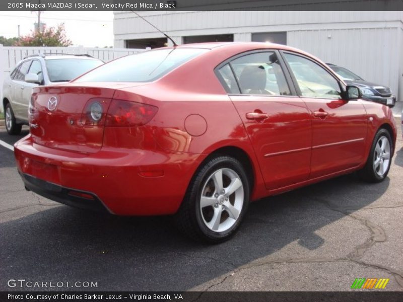 Velocity Red Mica / Black 2005 Mazda MAZDA3 i Sedan