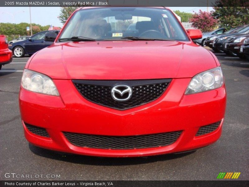 Velocity Red Mica / Black 2005 Mazda MAZDA3 i Sedan