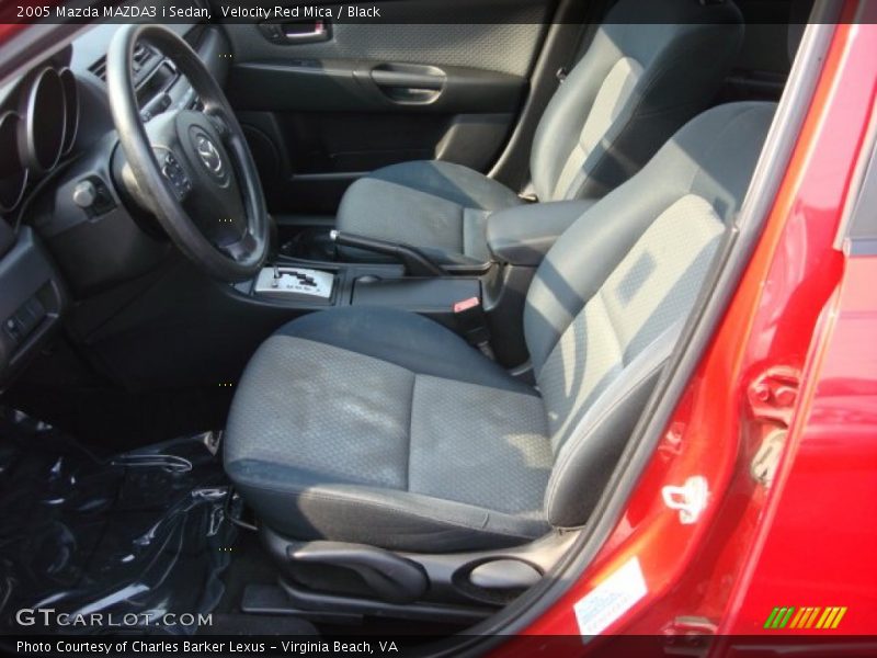 Velocity Red Mica / Black 2005 Mazda MAZDA3 i Sedan