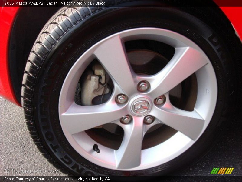 Velocity Red Mica / Black 2005 Mazda MAZDA3 i Sedan