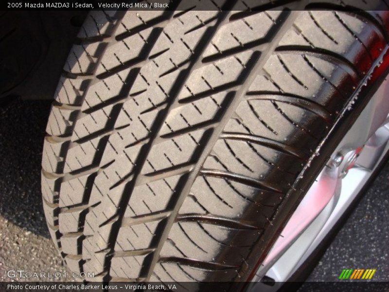 Velocity Red Mica / Black 2005 Mazda MAZDA3 i Sedan