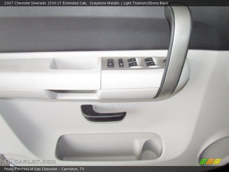 Graystone Metallic / Light Titanium/Ebony Black 2007 Chevrolet Silverado 1500 LT Extended Cab