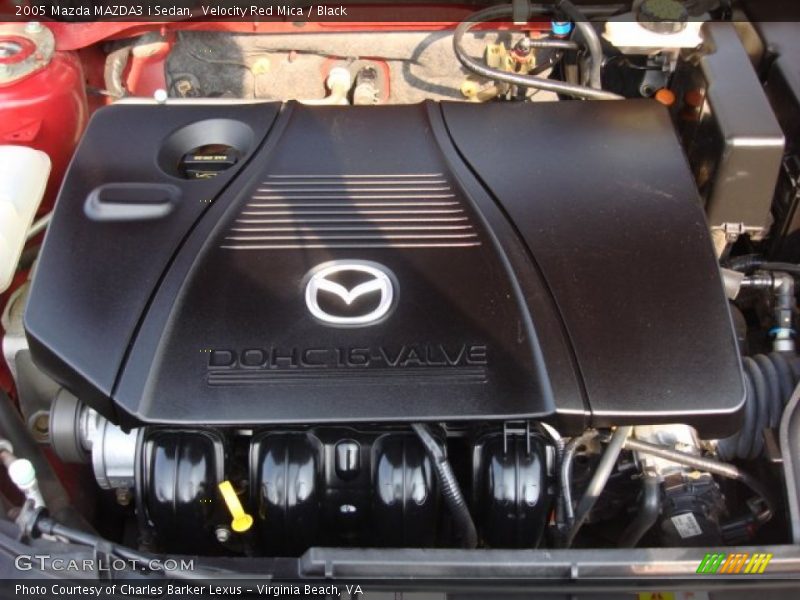 Velocity Red Mica / Black 2005 Mazda MAZDA3 i Sedan