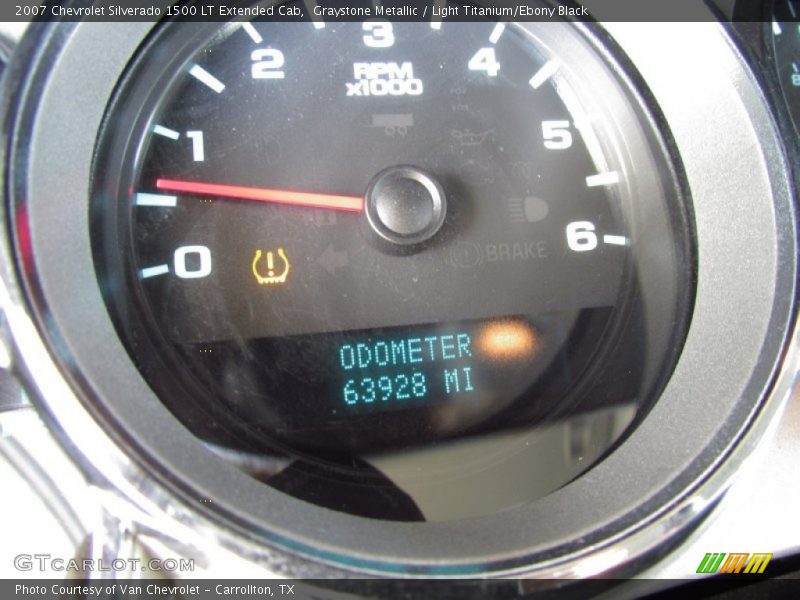 Graystone Metallic / Light Titanium/Ebony Black 2007 Chevrolet Silverado 1500 LT Extended Cab
