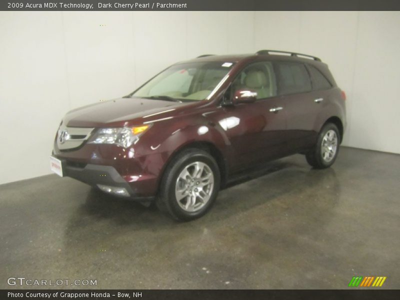 Dark Cherry Pearl / Parchment 2009 Acura MDX Technology