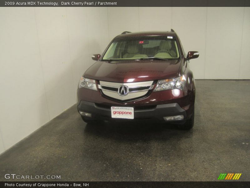 Dark Cherry Pearl / Parchment 2009 Acura MDX Technology