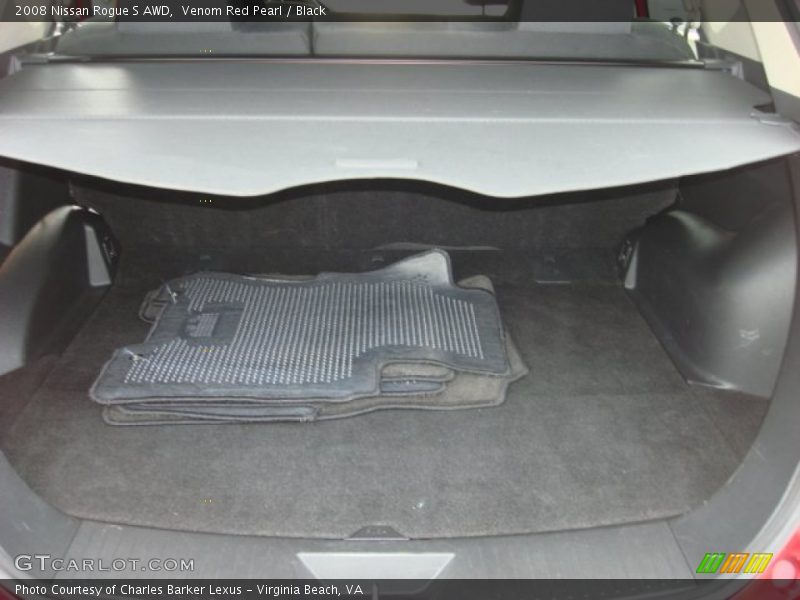 Venom Red Pearl / Black 2008 Nissan Rogue S AWD