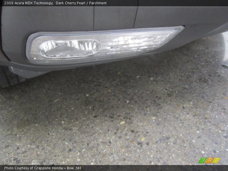 Dark Cherry Pearl / Parchment 2009 Acura MDX Technology