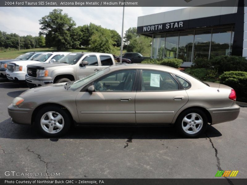 Arizona Beige Metallic / Medium Parchment 2004 Ford Taurus SES Sedan
