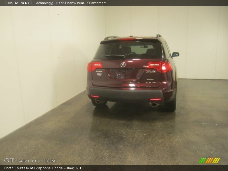 Dark Cherry Pearl / Parchment 2009 Acura MDX Technology