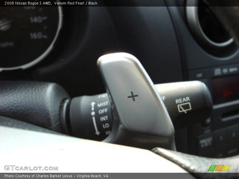 Venom Red Pearl / Black 2008 Nissan Rogue S AWD