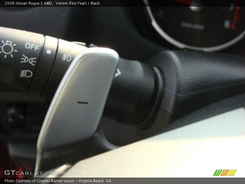 Venom Red Pearl / Black 2008 Nissan Rogue S AWD