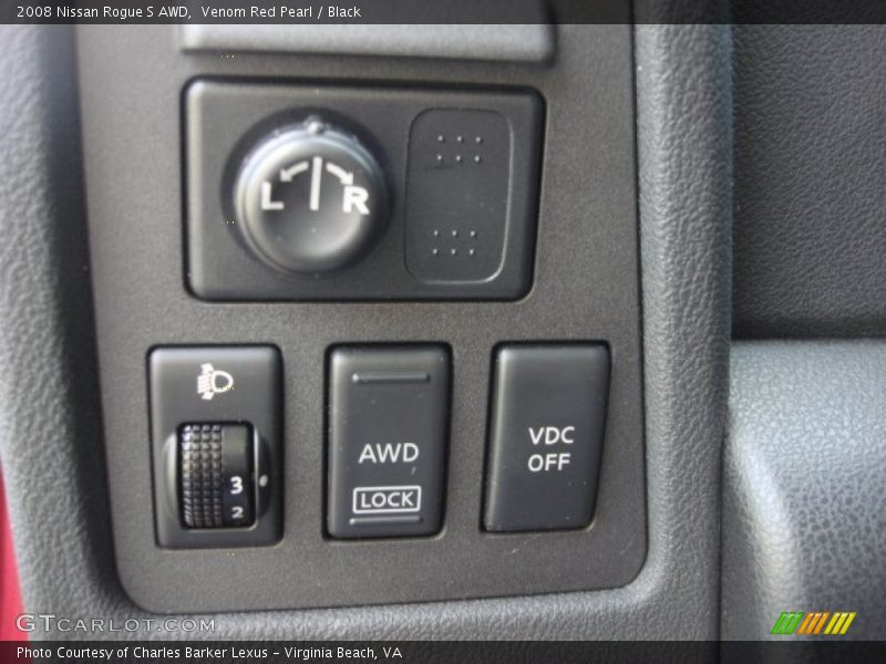 Venom Red Pearl / Black 2008 Nissan Rogue S AWD