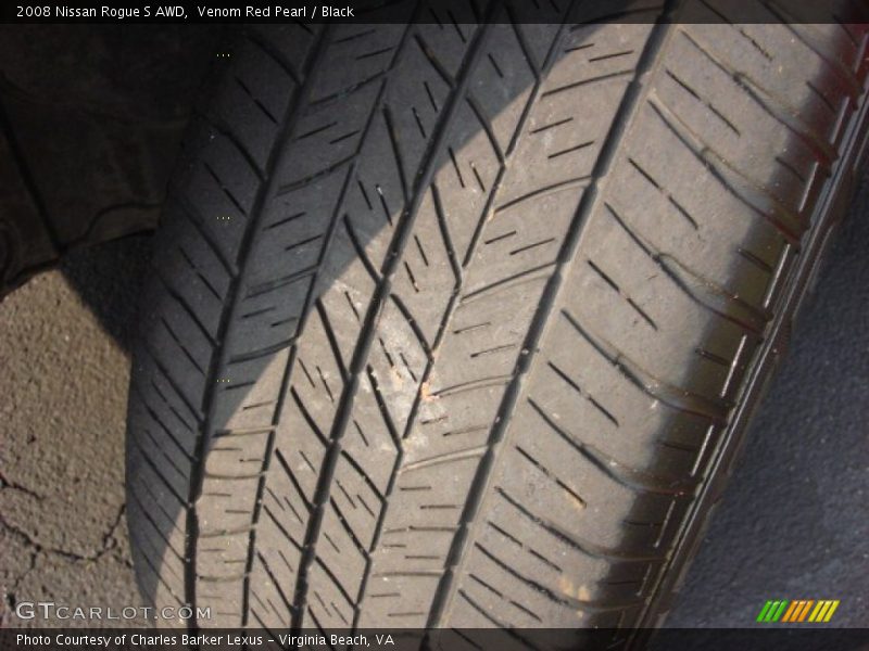 Venom Red Pearl / Black 2008 Nissan Rogue S AWD
