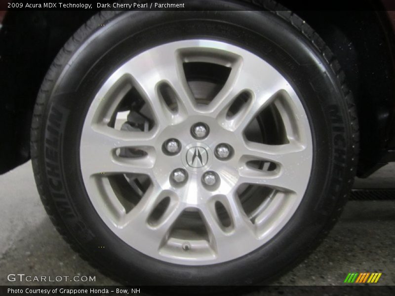 Dark Cherry Pearl / Parchment 2009 Acura MDX Technology