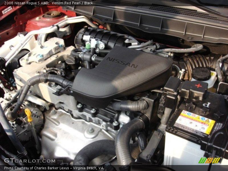 Venom Red Pearl / Black 2008 Nissan Rogue S AWD