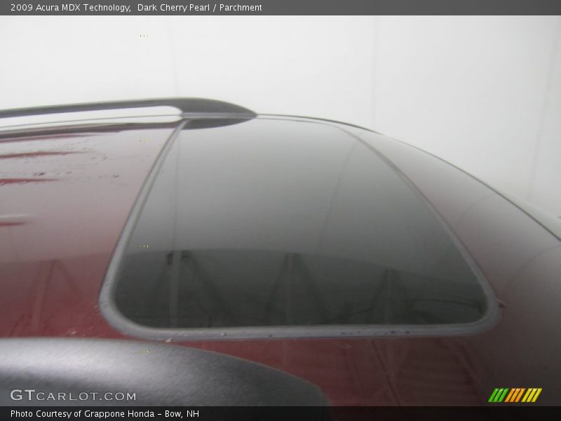 Dark Cherry Pearl / Parchment 2009 Acura MDX Technology