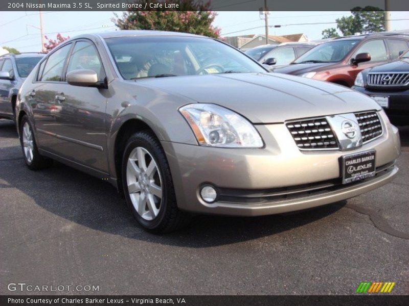 Spirited Bronze / Cafe Latte 2004 Nissan Maxima 3.5 SL