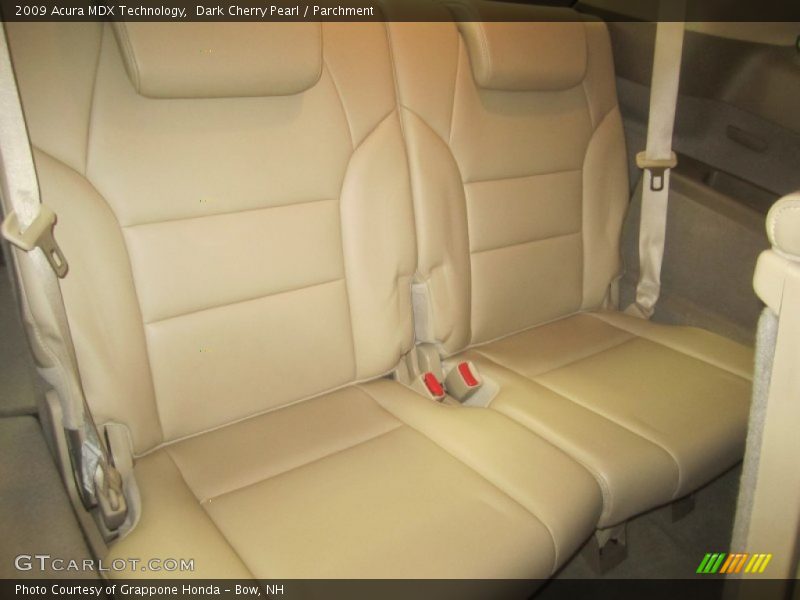 Dark Cherry Pearl / Parchment 2009 Acura MDX Technology