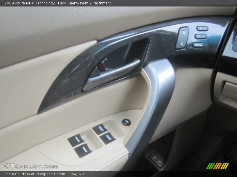 Dark Cherry Pearl / Parchment 2009 Acura MDX Technology