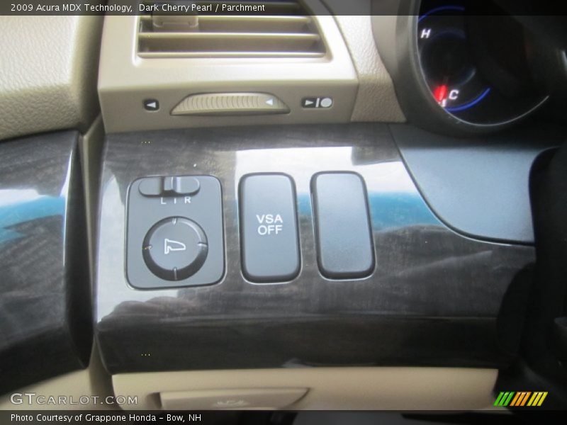 Dark Cherry Pearl / Parchment 2009 Acura MDX Technology