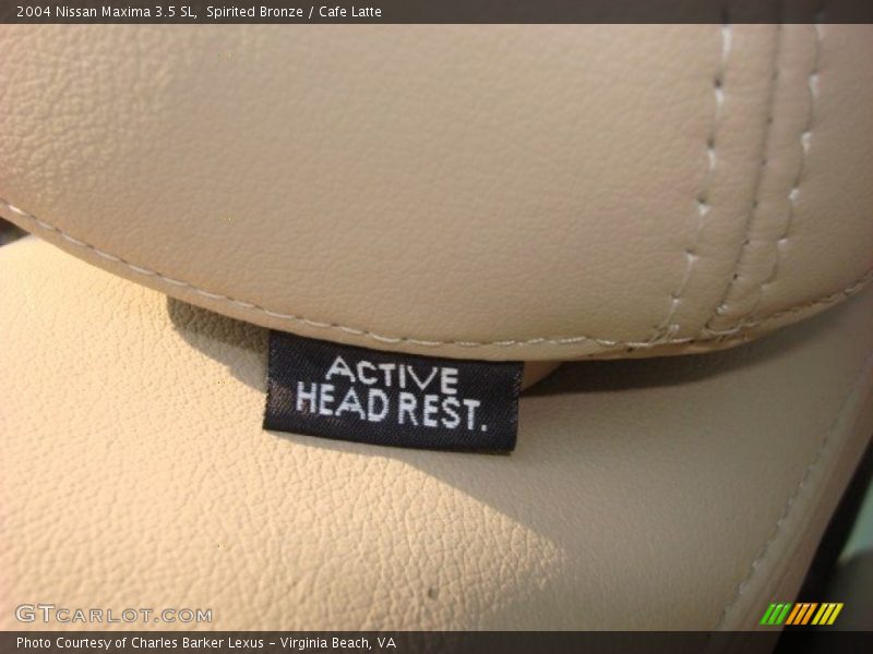 Spirited Bronze / Cafe Latte 2004 Nissan Maxima 3.5 SL