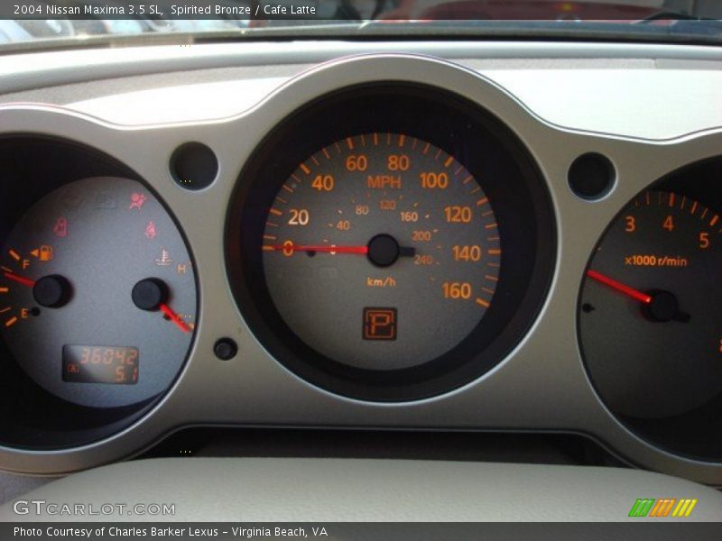 Spirited Bronze / Cafe Latte 2004 Nissan Maxima 3.5 SL