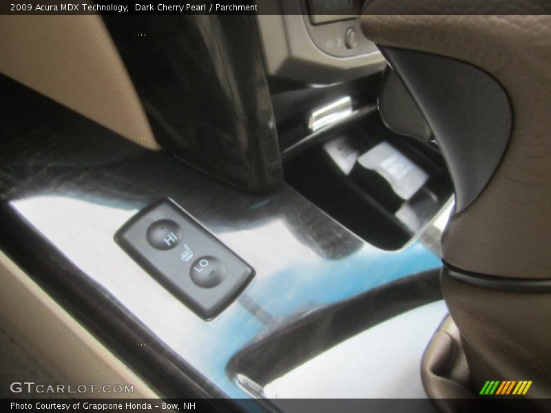 Dark Cherry Pearl / Parchment 2009 Acura MDX Technology